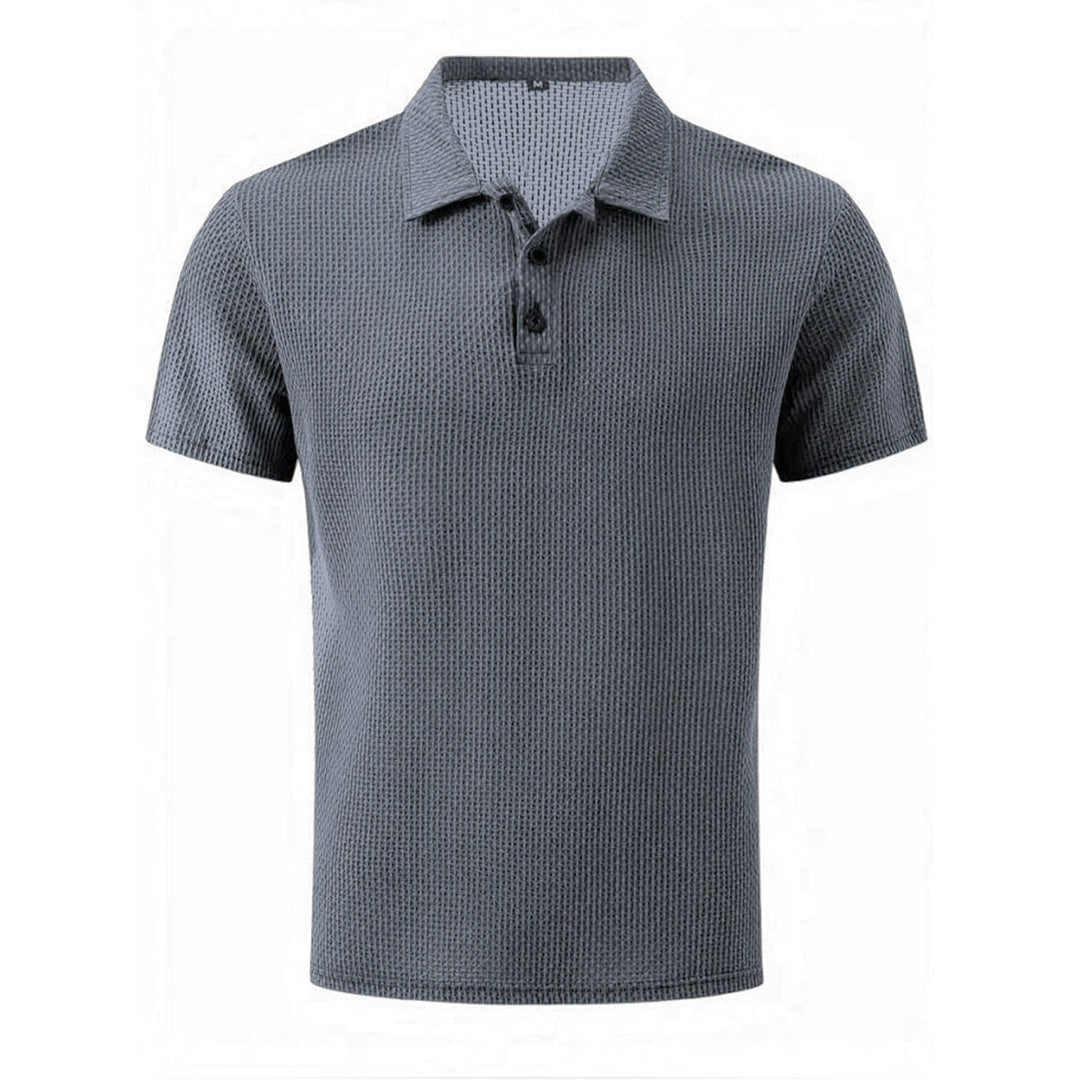 Men's Ice Silk Mesh Polo Shirt
