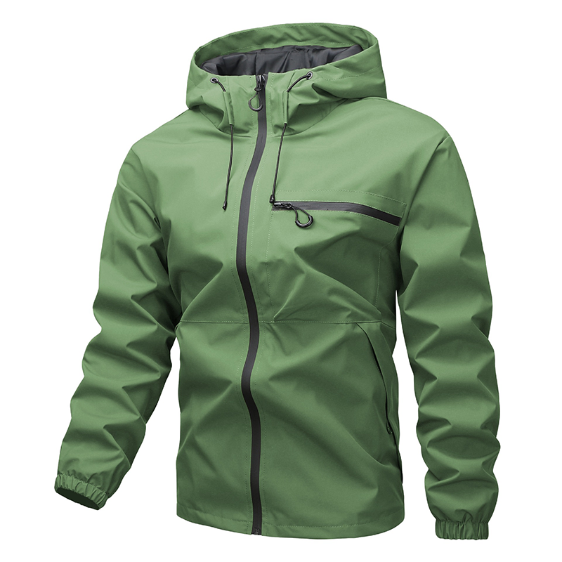 Men’s Waterproof Packable Hooded Shell Jacket