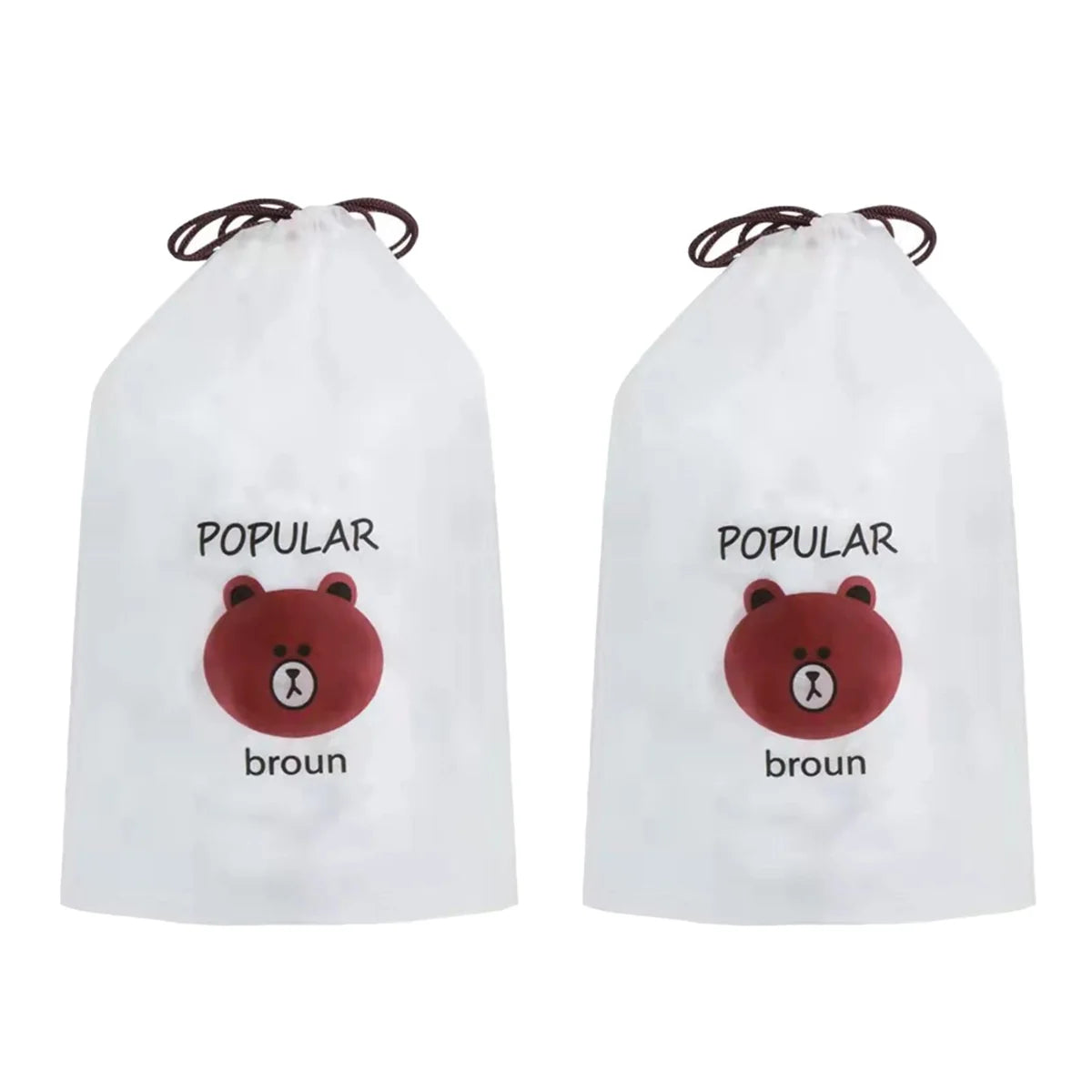 Disposable Elastic Food Covers – 200 Pack