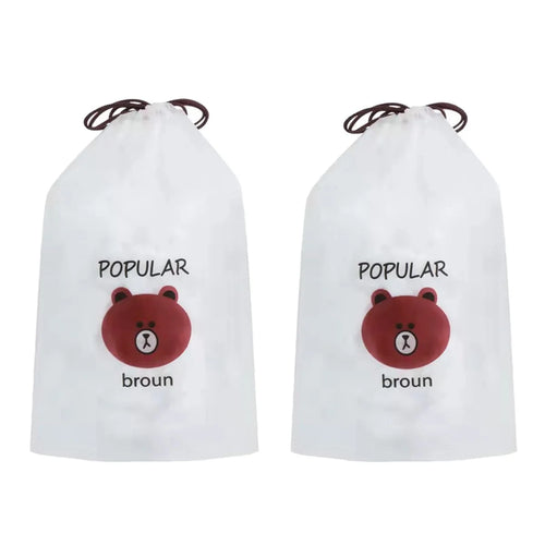 Disposable Elastic Food Covers – 200 Pack