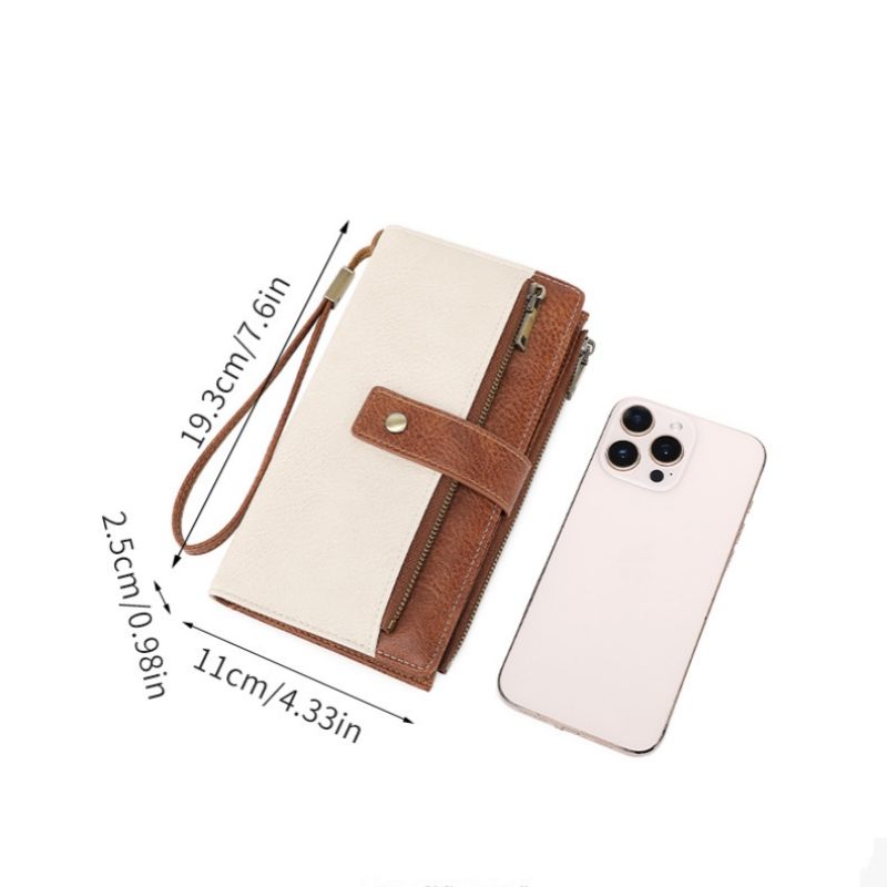 Women's Long RFID-Blocking Multi-Card Wallet