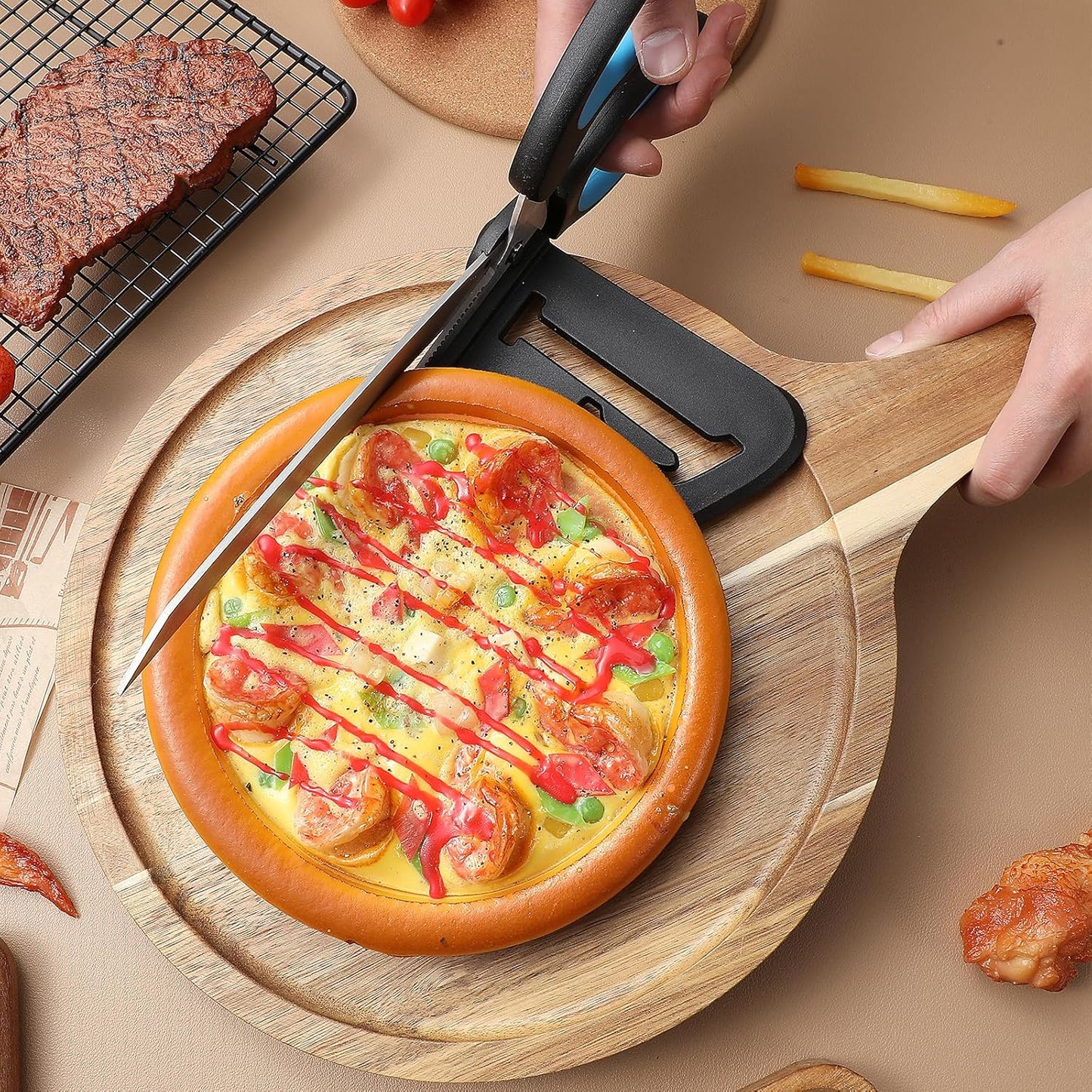 Hot Sale 49% OFF| 3-in-1 Stainless Steel Pizza Scissors