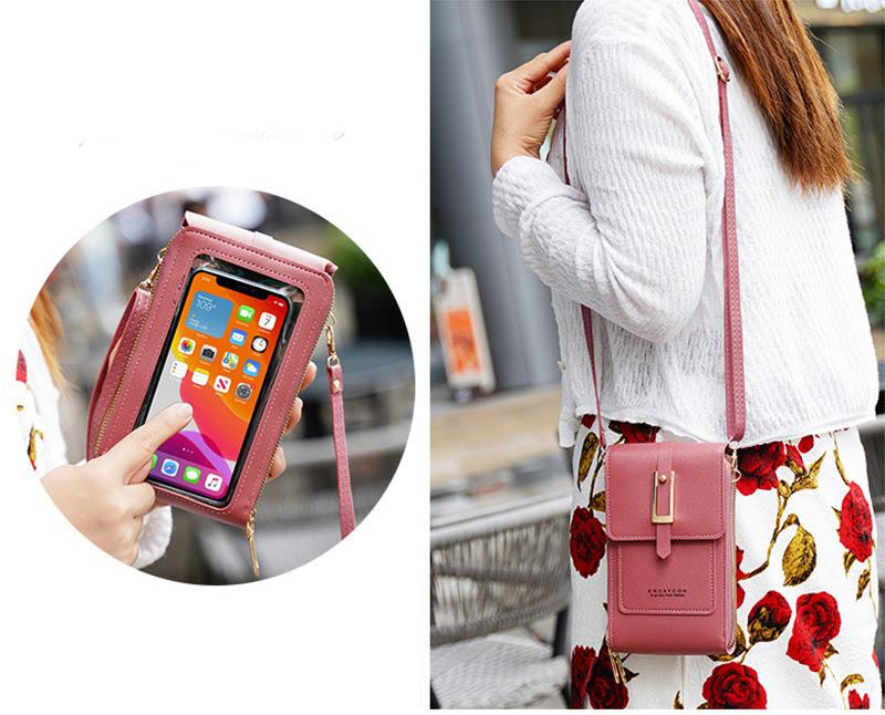 Crossbody Touchscreen Phone Wallet