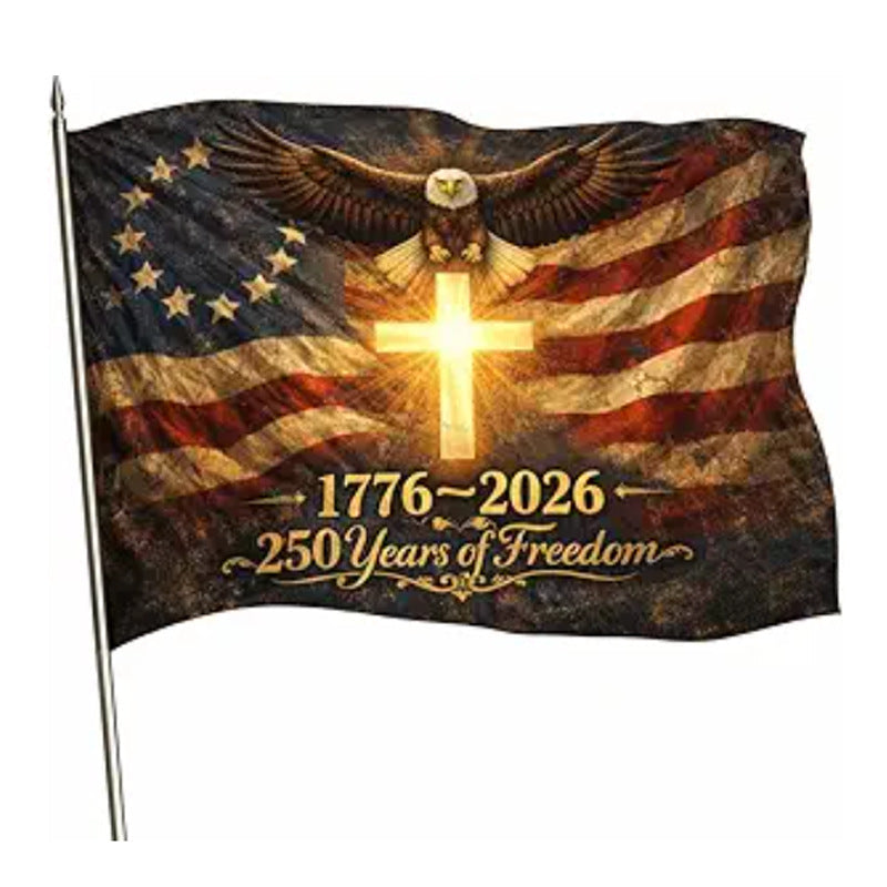 3 Ply USA Anniversary 250th Flag