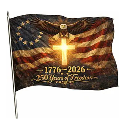 3 Ply USA Anniversary 250th Flag