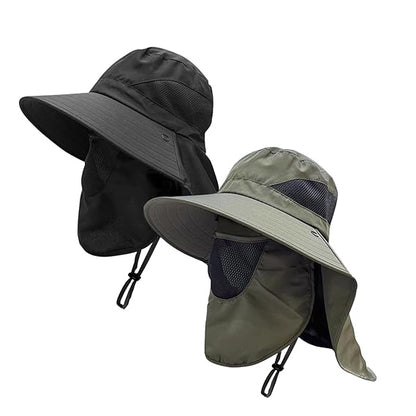 Fishing Hat Wide Brim UV Sun Protection Hat UPF 50+