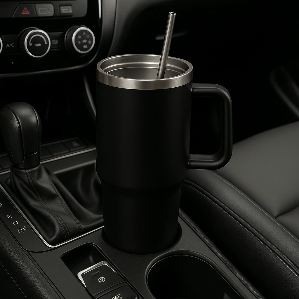 40 Oz Stainless Steel Tumblers with Handle