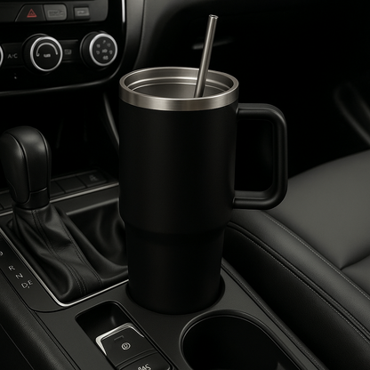 40 Oz Stainless Steel Tumblers with Handle