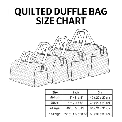 💞LAST DAY 50% OFF ✨ Hippie Journey Quilted Duffle Bag