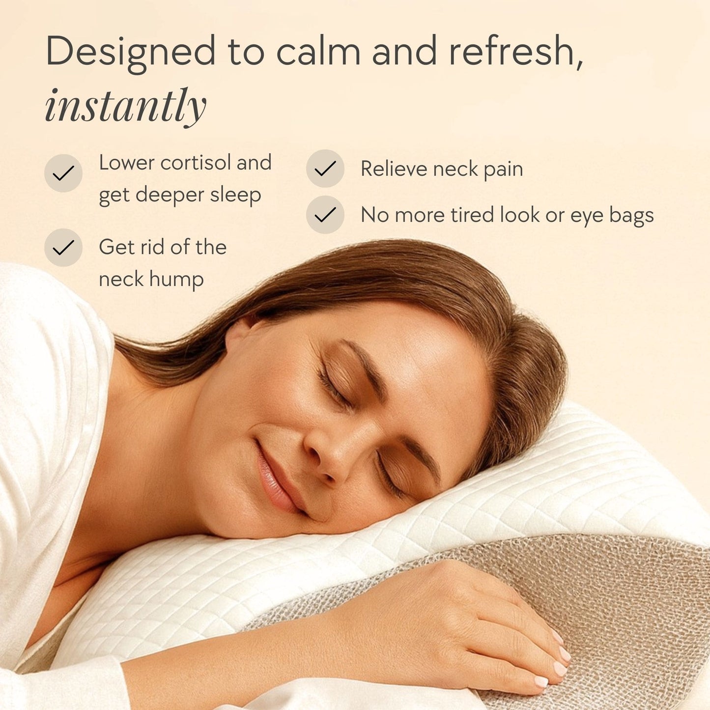 Contour Relief Pillow-Deep Sleep, No Pain