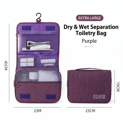 Water Resistant Dry/Wet Separation Toiletry Bag