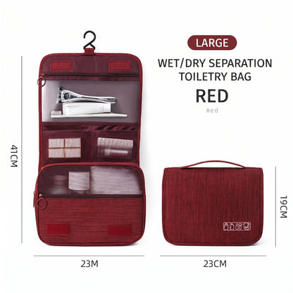 Water Resistant Dry/Wet Separation Toiletry Bag