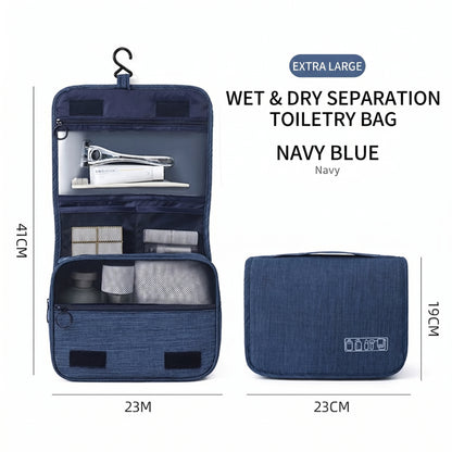 Water Resistant Dry/Wet Separation Toiletry Bag