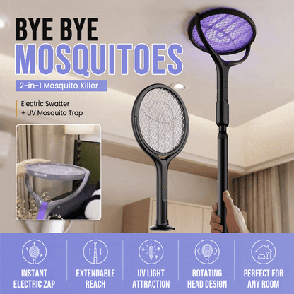 1030mm Retractable Electric Fly Swatter