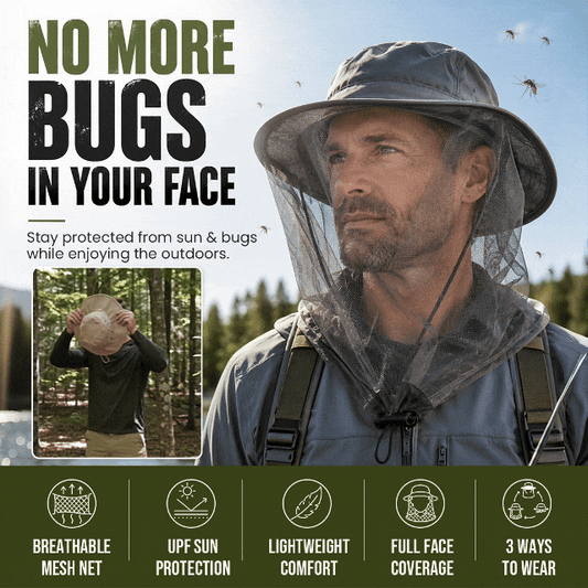 Mosquito-proof & Sun Protection Hiking Hat