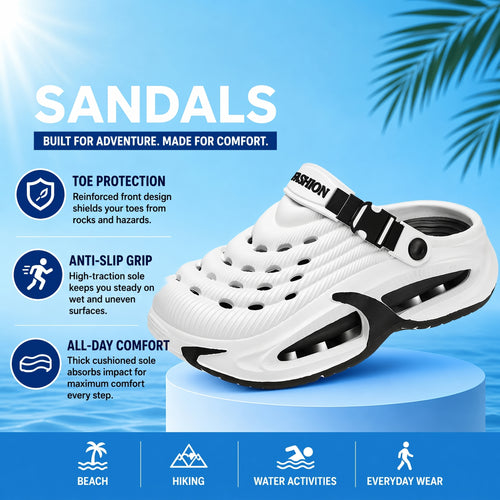Thick-Soled Two-Way Wear Clogs