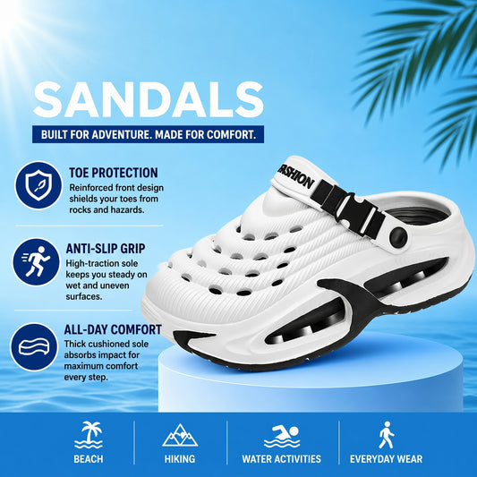 Thick-Soled Two-Way Wear Clogs
