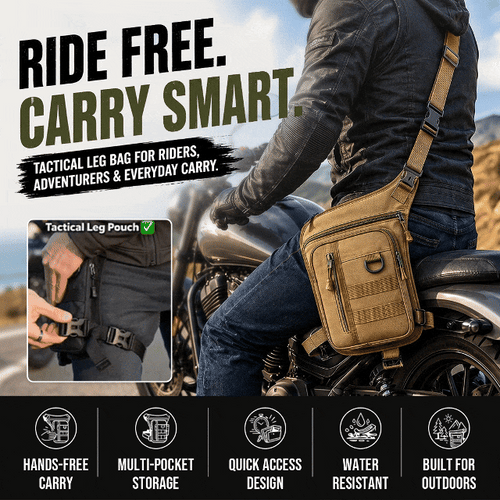 Waterproof Multi-use Men's Leg Crossbody Bag