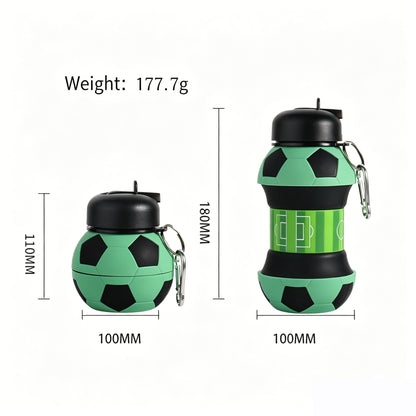 ⚽ Football Water Bottle 18 oz BPA-Free for Boys and Girls Buy 1 Get 1 Free