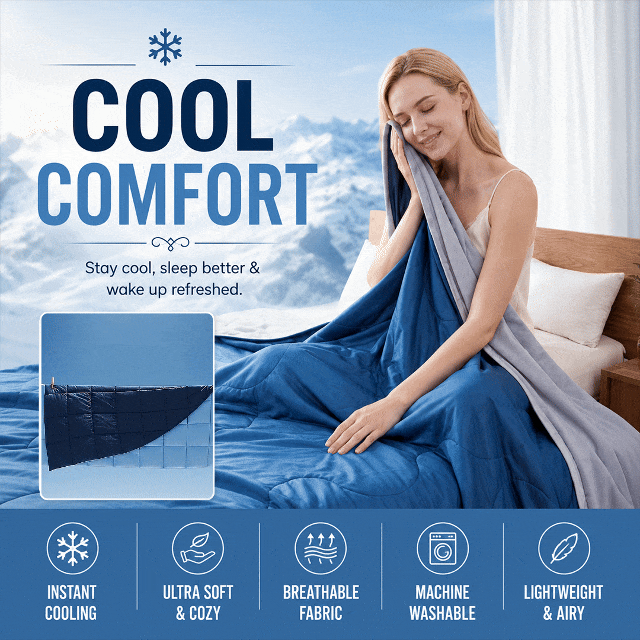 Ice-Cool Lightweight Summer Comforter