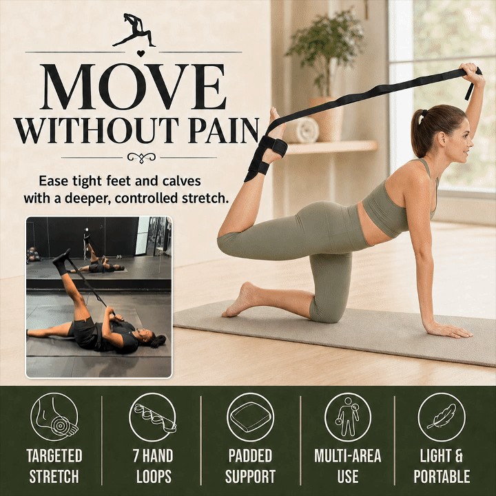 Foot & Leg Stretching Strap – 2 Pack Set