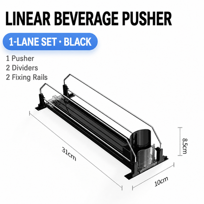 Automatic Refrigerator Drink Pusher Organizer