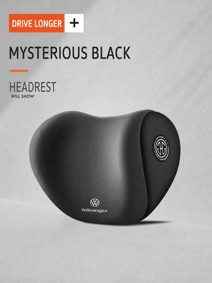 Car Logo Memory-Foam Headrest Pillow