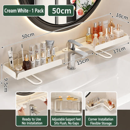 50 cm Foldable Countertop and Cabinet Organizer Rack