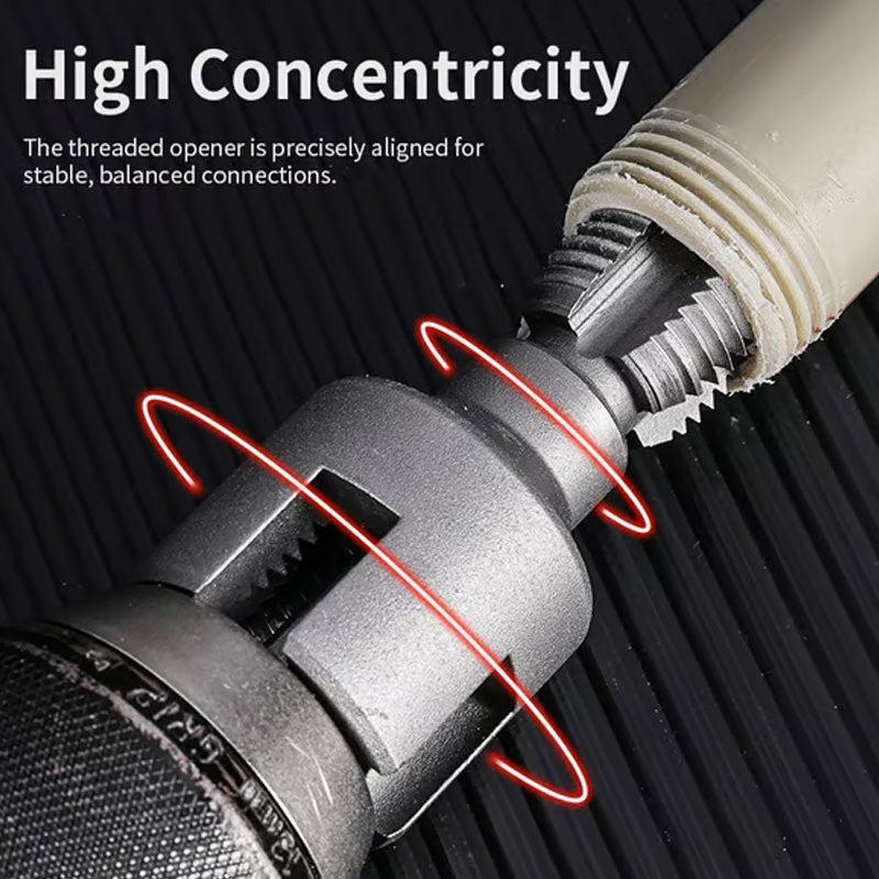 2-in-1 Internal & External Pipe Threading Tool Set