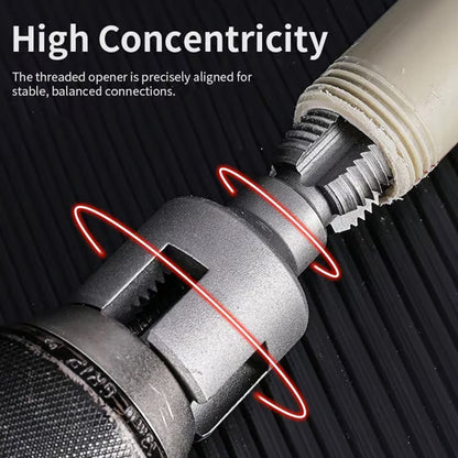 2-in-1 Internal & External Pipe Threading Tool Set