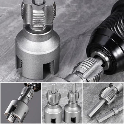 2-in-1 Internal & External Pipe Threading Tool Set