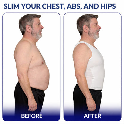 Plus Size Men's Shapewear Tank Top