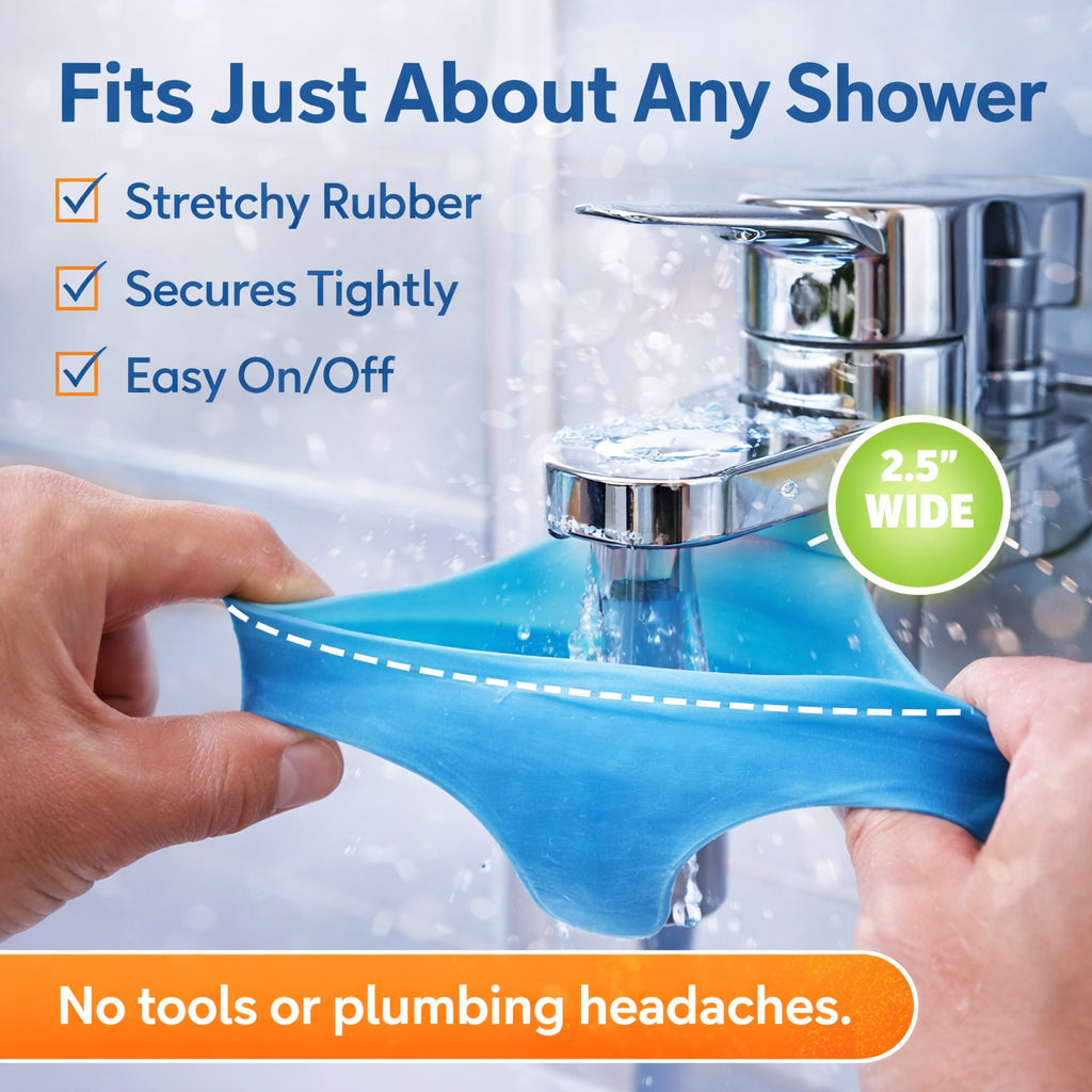 Slip-On Bathtub Faucet Sprayer - Pet Showerhead