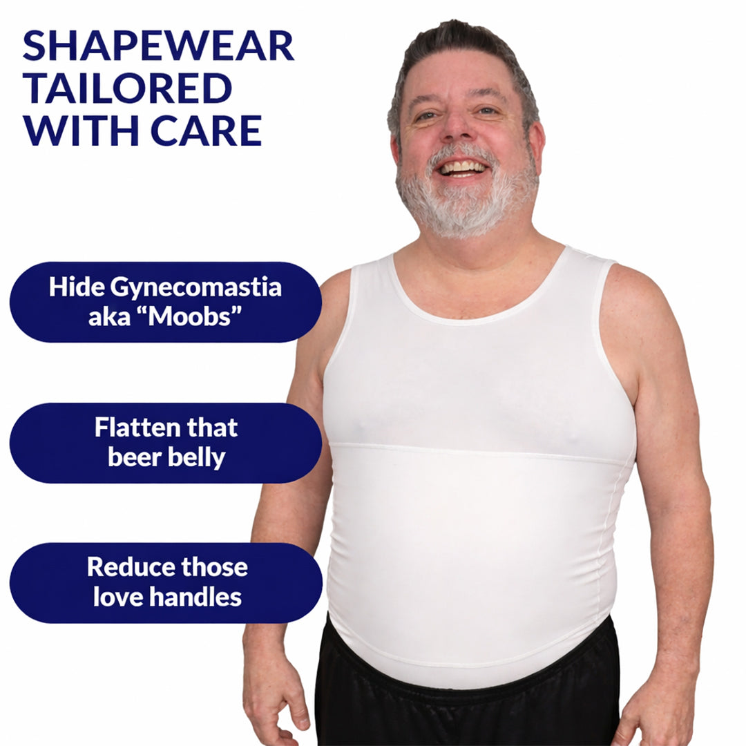 Plus Size Men's Shapewear Tank Top