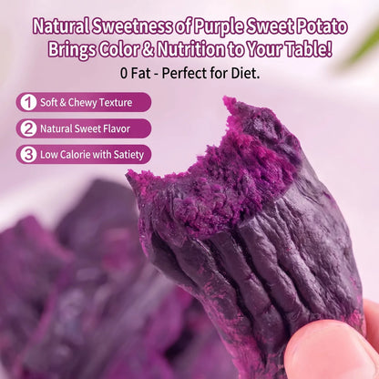 Soft Chewy Purple Sweet Potato Snacks – 500 g