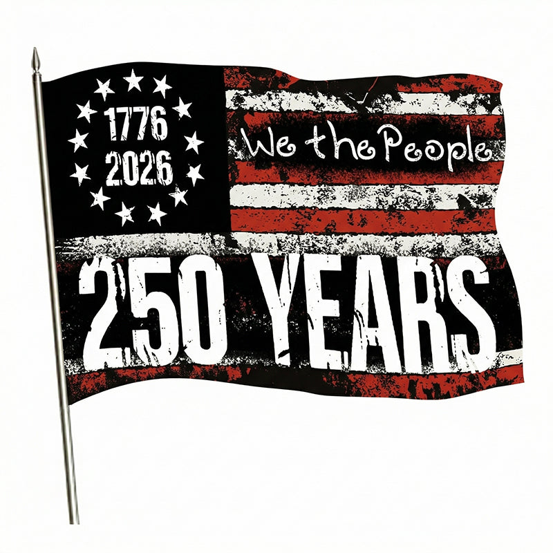 3 Ply USA Anniversary 250th Flag