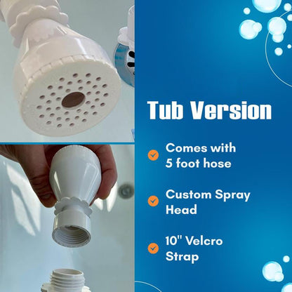 Slip-On Bathtub Faucet Sprayer - Pet Showerhead
