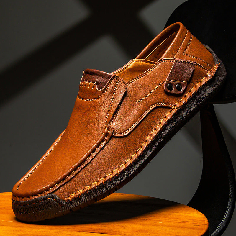 🔥 Men's   Genuine Leather Slip-On Loafers
