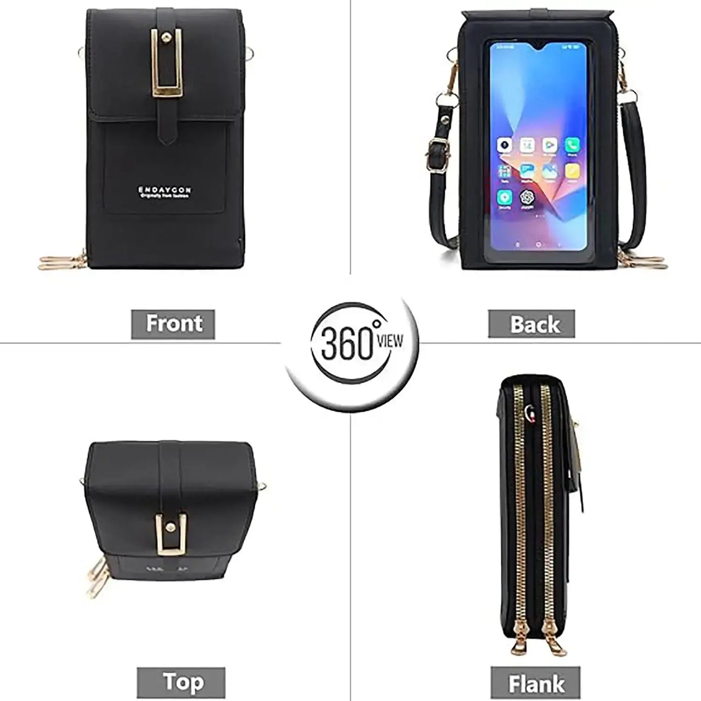 Crossbody Touchscreen Phone Wallet