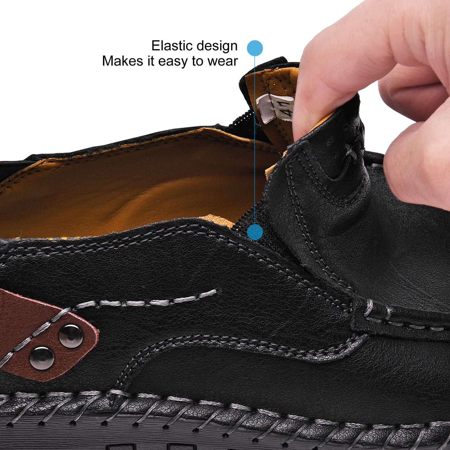 🔥 Men's   Genuine Leather Slip-On Loafers