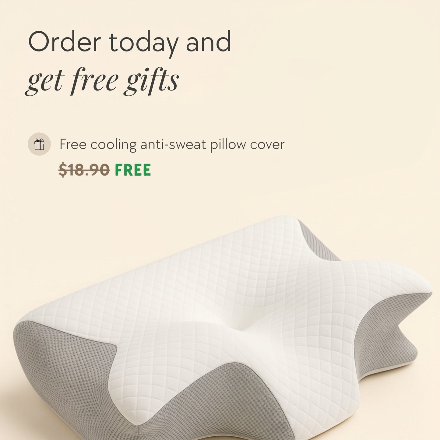 Contour Relief Pillow-Deep Sleep, No Pain