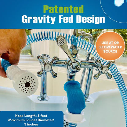 Slip-On Bathtub Faucet Sprayer - Pet Showerhead