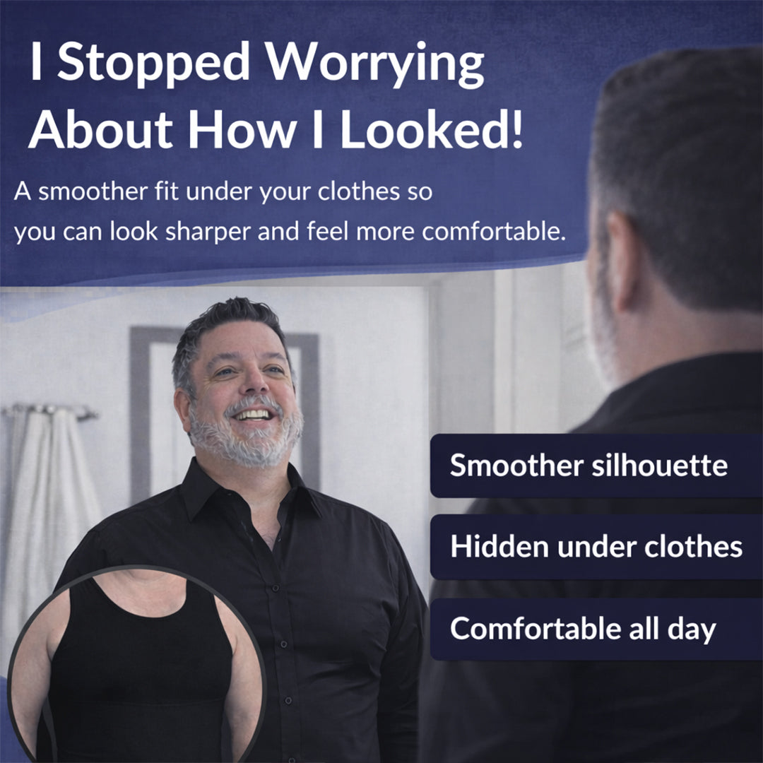 Plus Size Men's Shapewear Tank Top