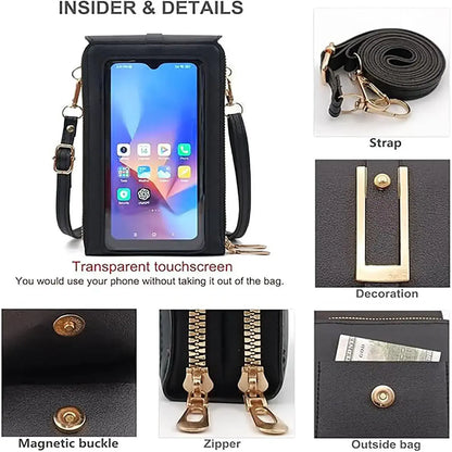 Crossbody Touchscreen Phone Wallet