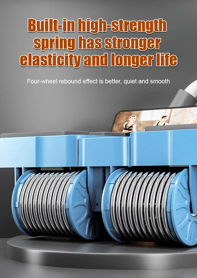 4-Wheel Automatic Rebound Ab Roller