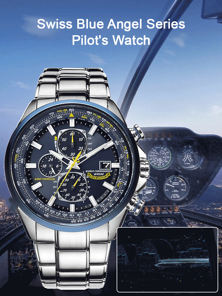 [Urgent Promotion] Exclusive London Release: Blue Angels Pilot Watch – Limited to the first 100 customers!
