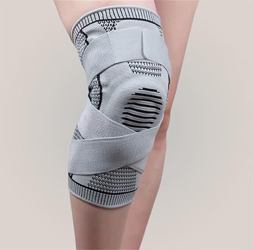 Compression Support Strap, Breathable Meniscus Knee Brace for Running Joint Protection Sold as one pair (2 pieces)