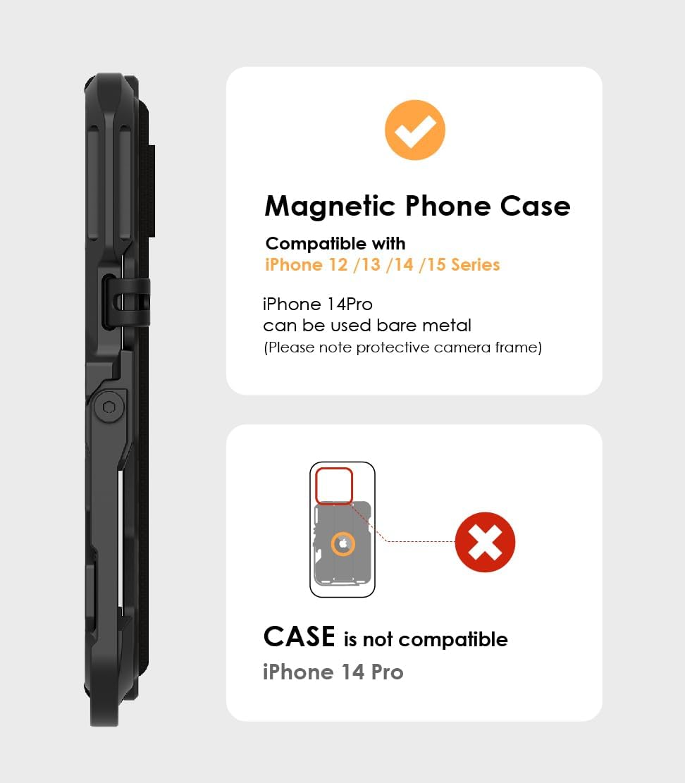 Multi-Tool Magnetic Metal Wallet | Frosted Cover | MagSafe