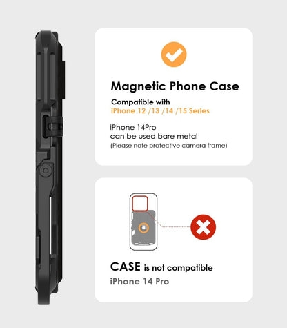 Multi-Tool Magnetic Metal Wallet | Frosted Cover | MagSafe