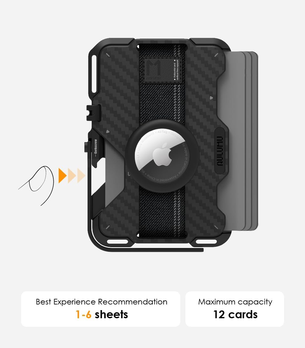 Multi-Tool Magnetic Metal Wallet | Frosted Cover | MagSafe